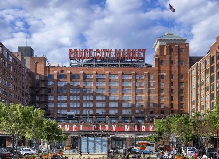 Ponce City Market, the brick building that houses the club.